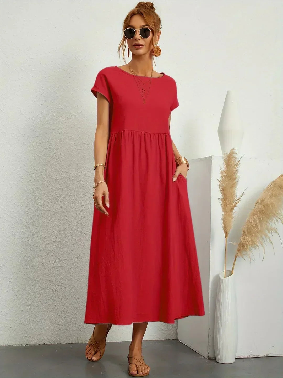 Serena | Flowing Midi Dress