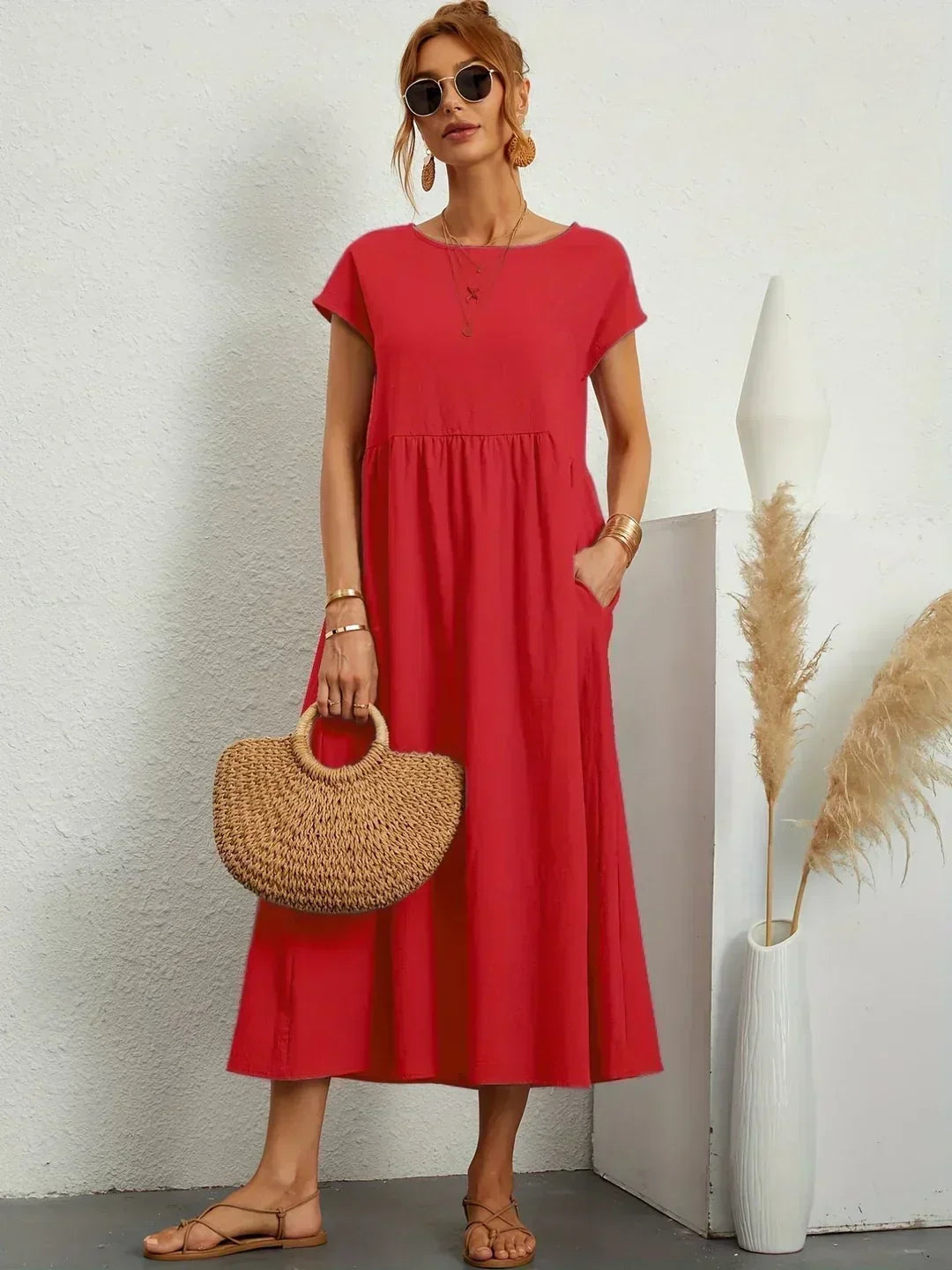 Serena | Flowing Midi Dress