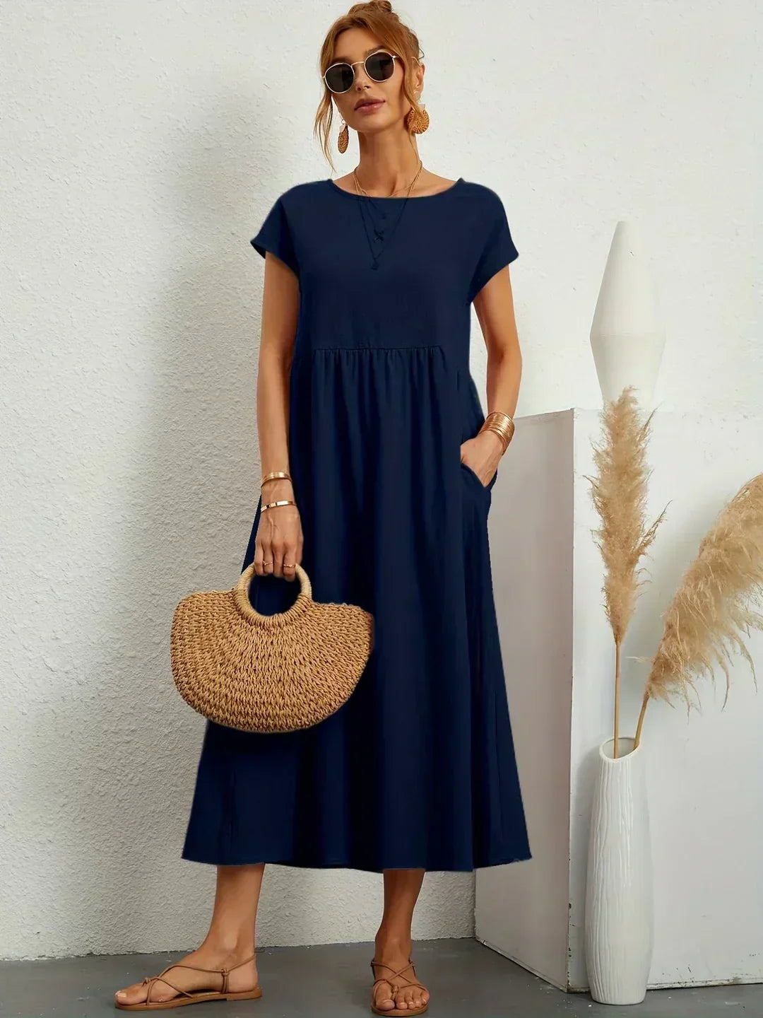 Serena | Flowing Midi Dress