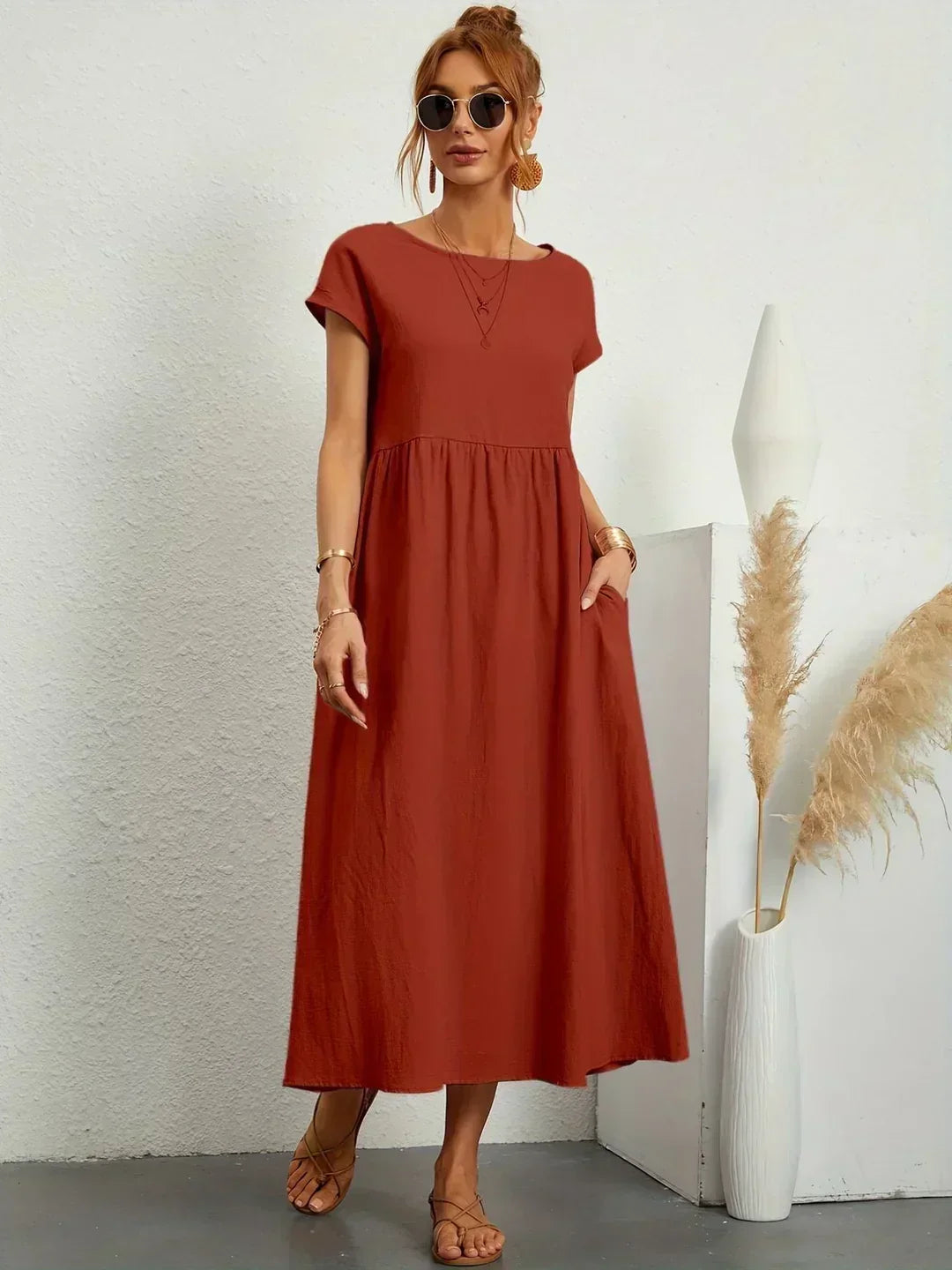 Serena | Flowing Midi Dress