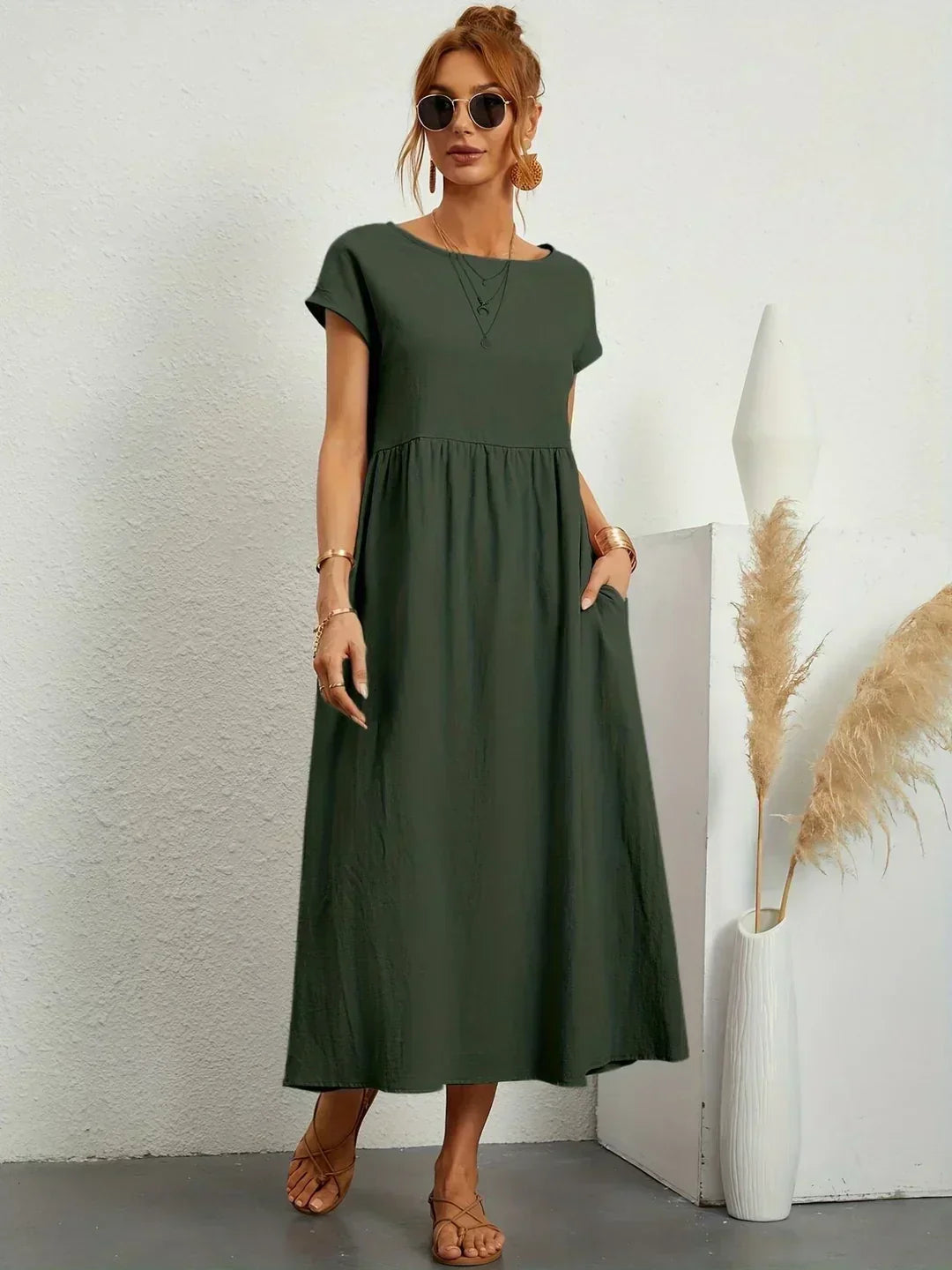 Serena | Flowing Midi Dress