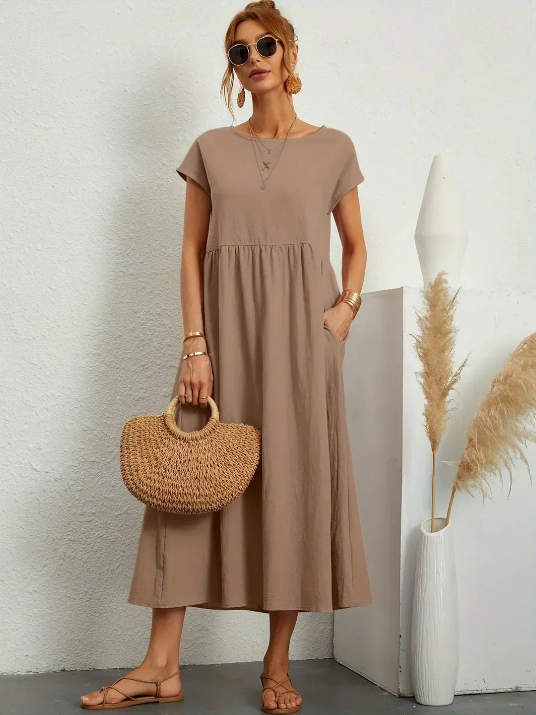 Serena | Flowing Midi Dress
