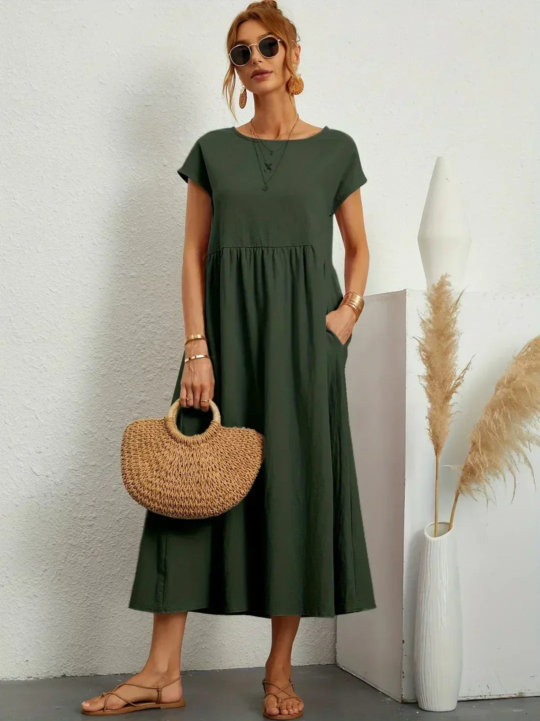 Serena | Flowing Midi Dress