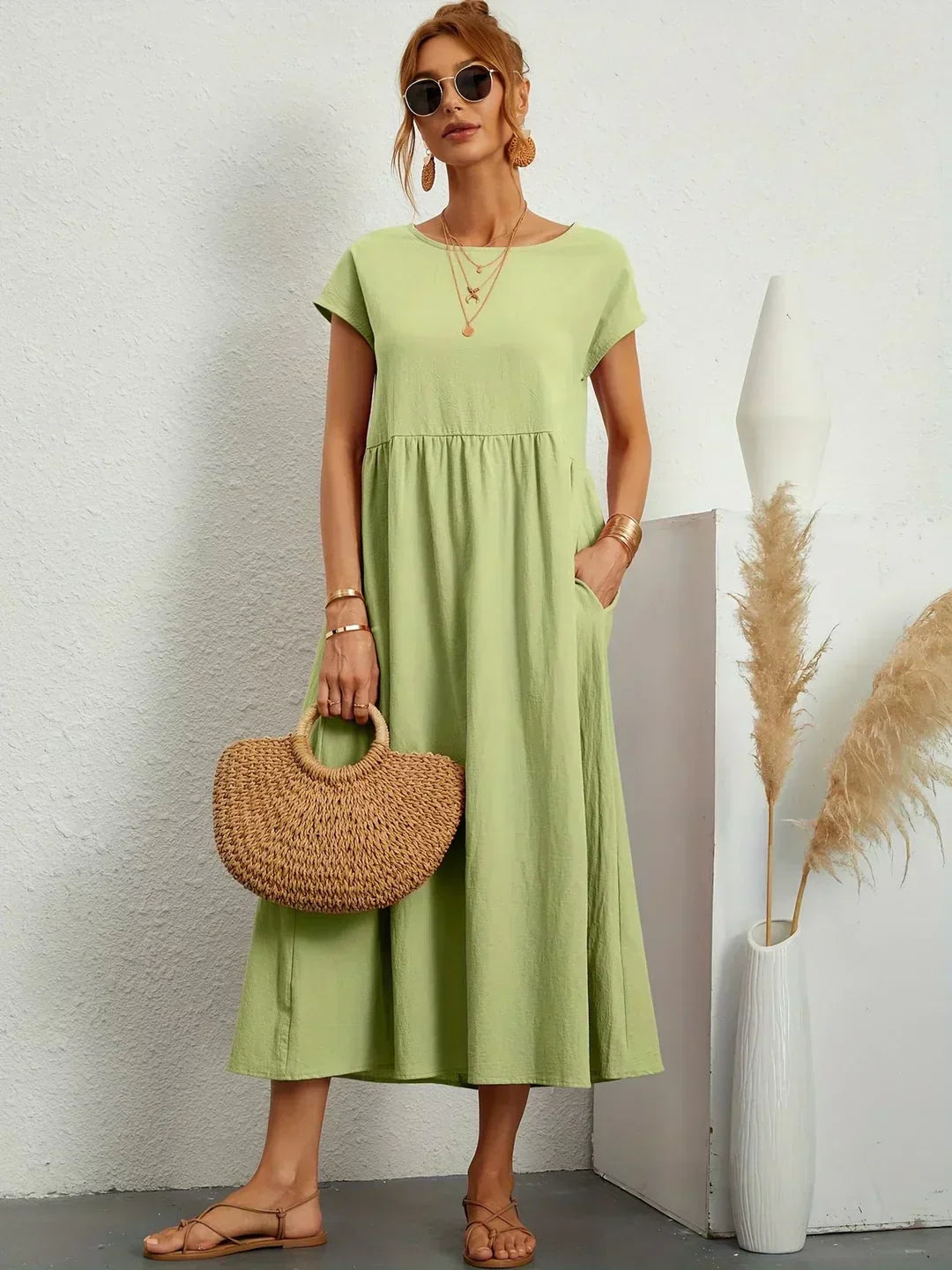 Serena | Flowing Midi Dress