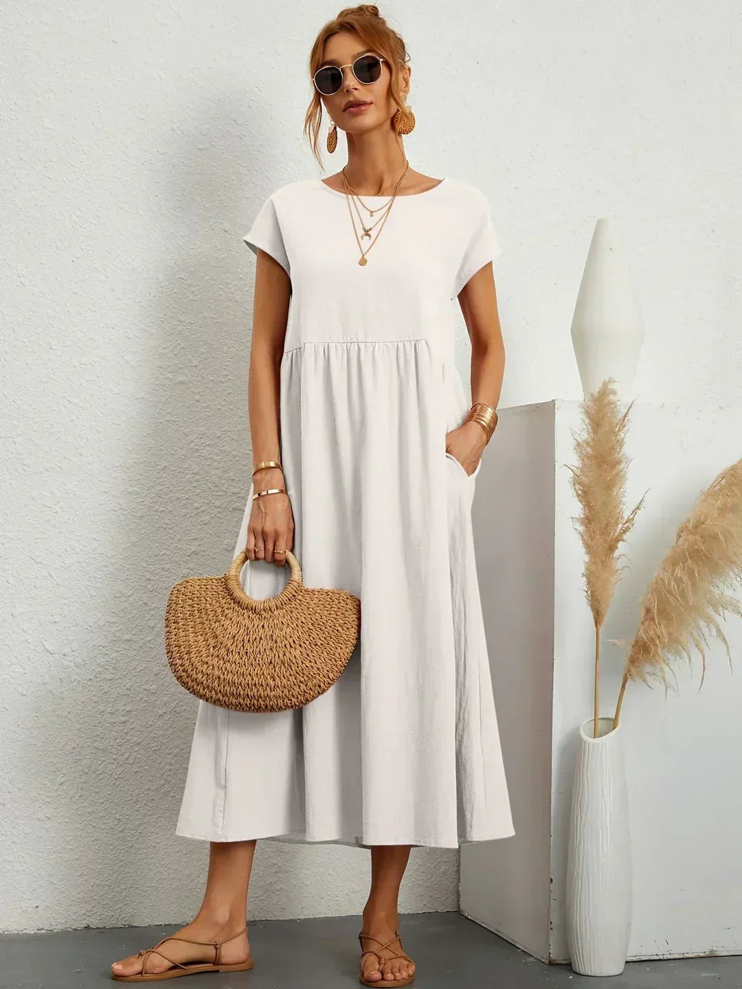 Serena | Flowing Midi Dress