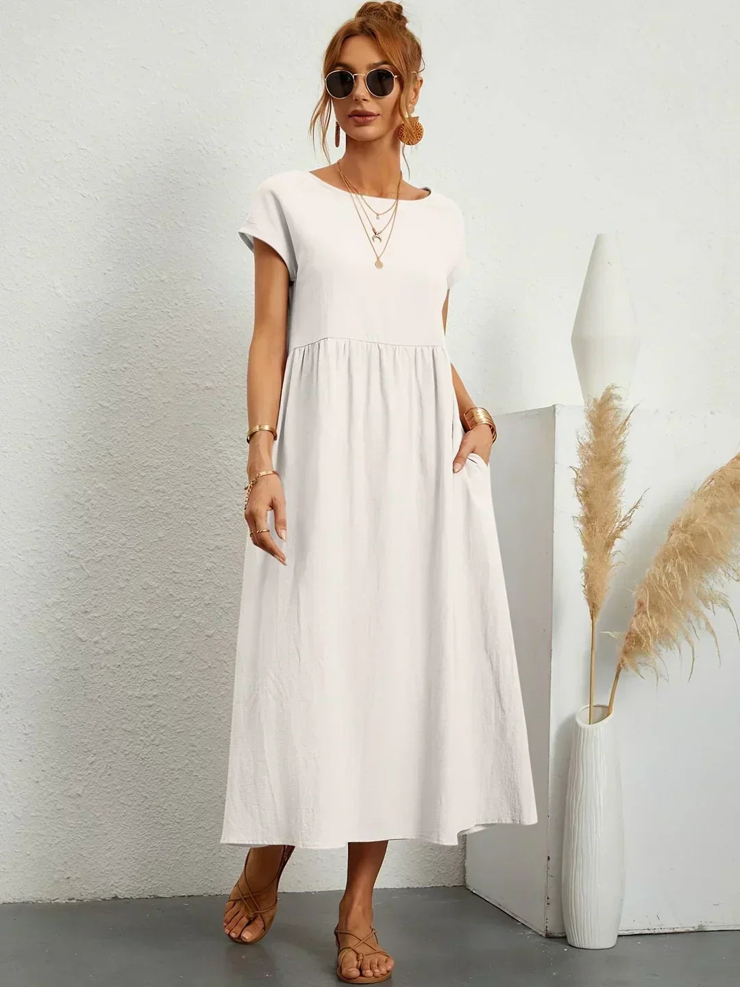 Serena | Flowing Midi Dress