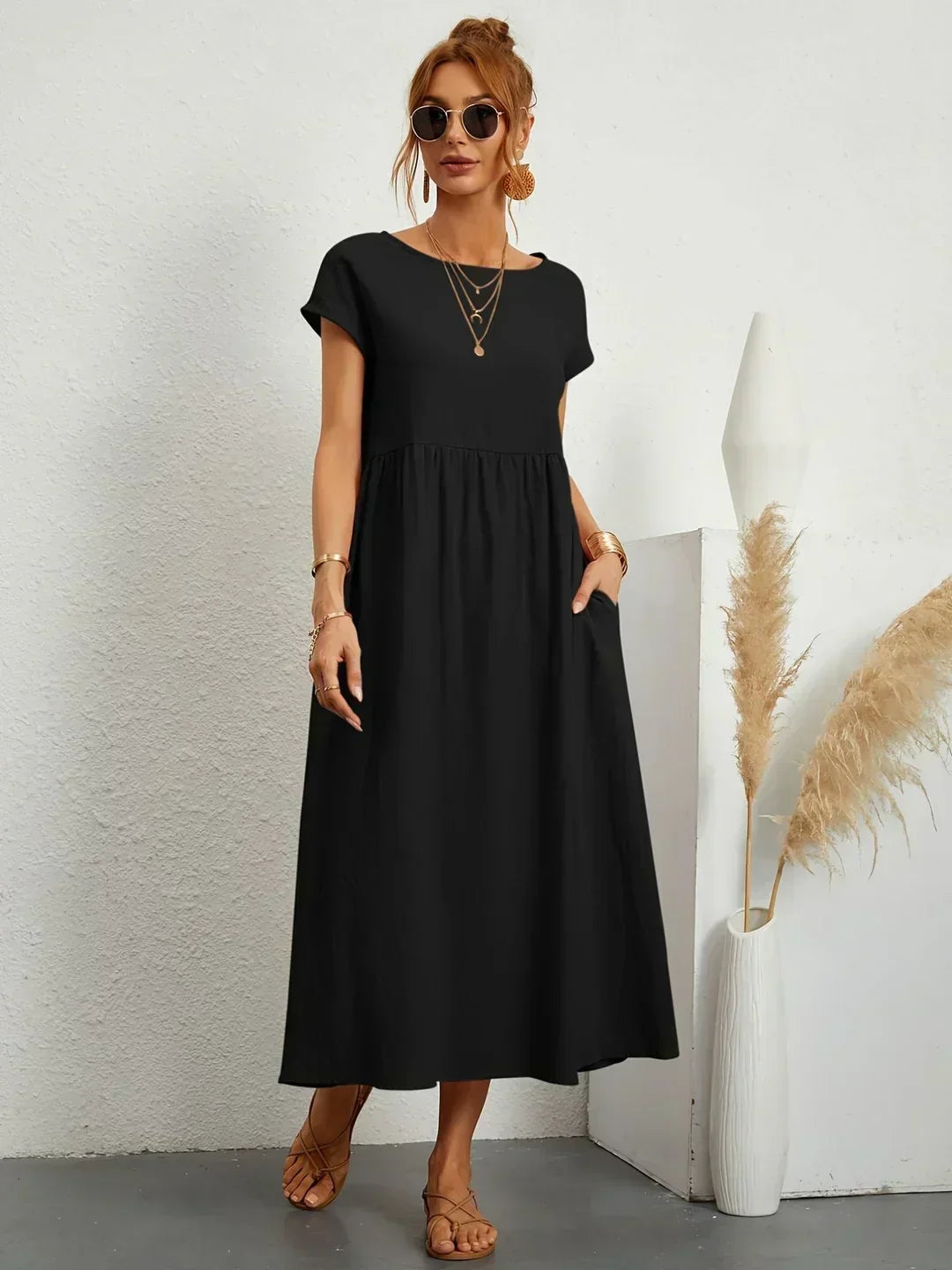 Serena | Flowing Midi Dress