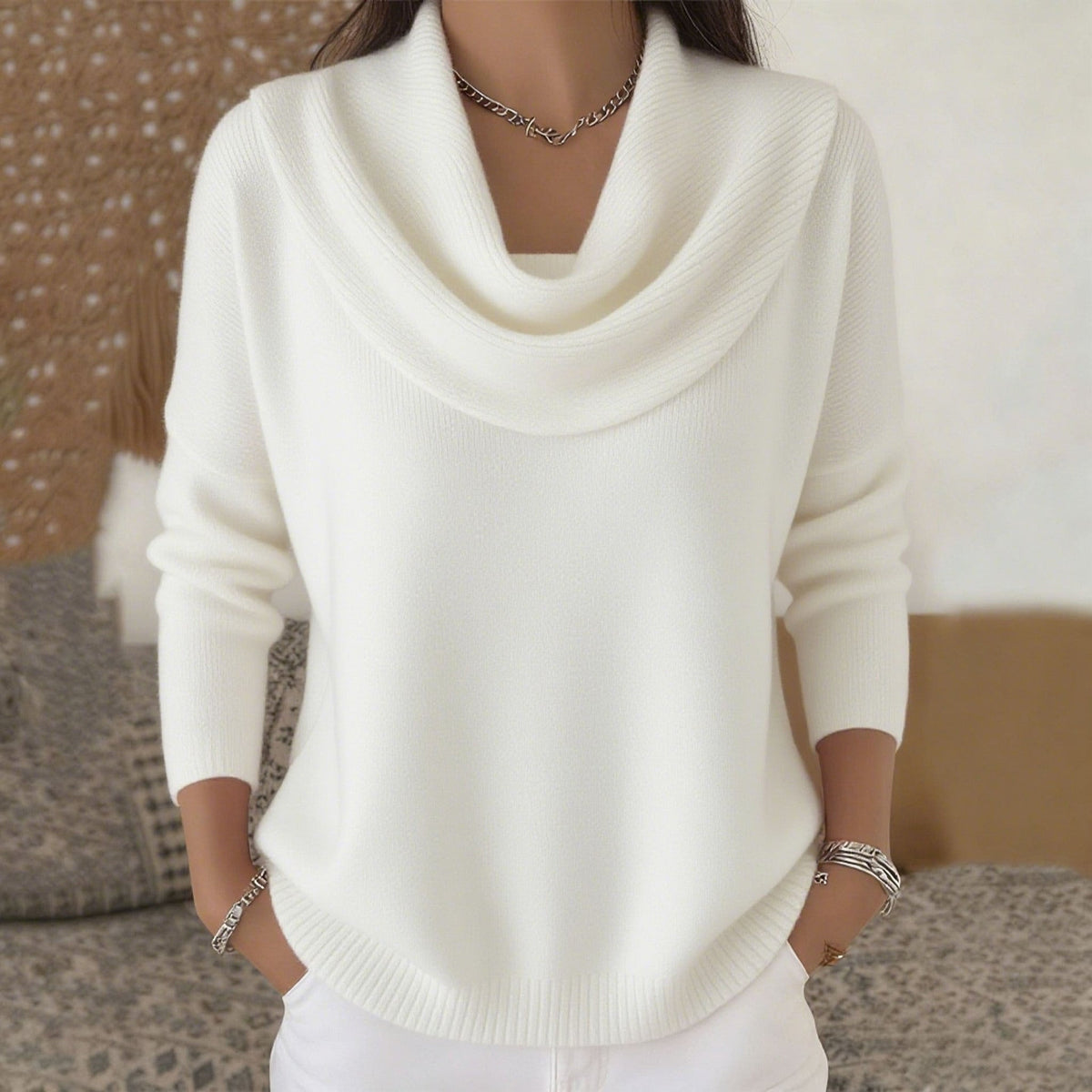 Isla | Cowl Neck Sweater
