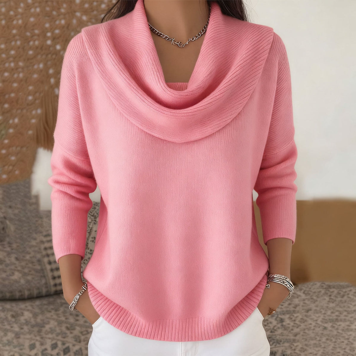 Isla | Cowl Neck Sweater