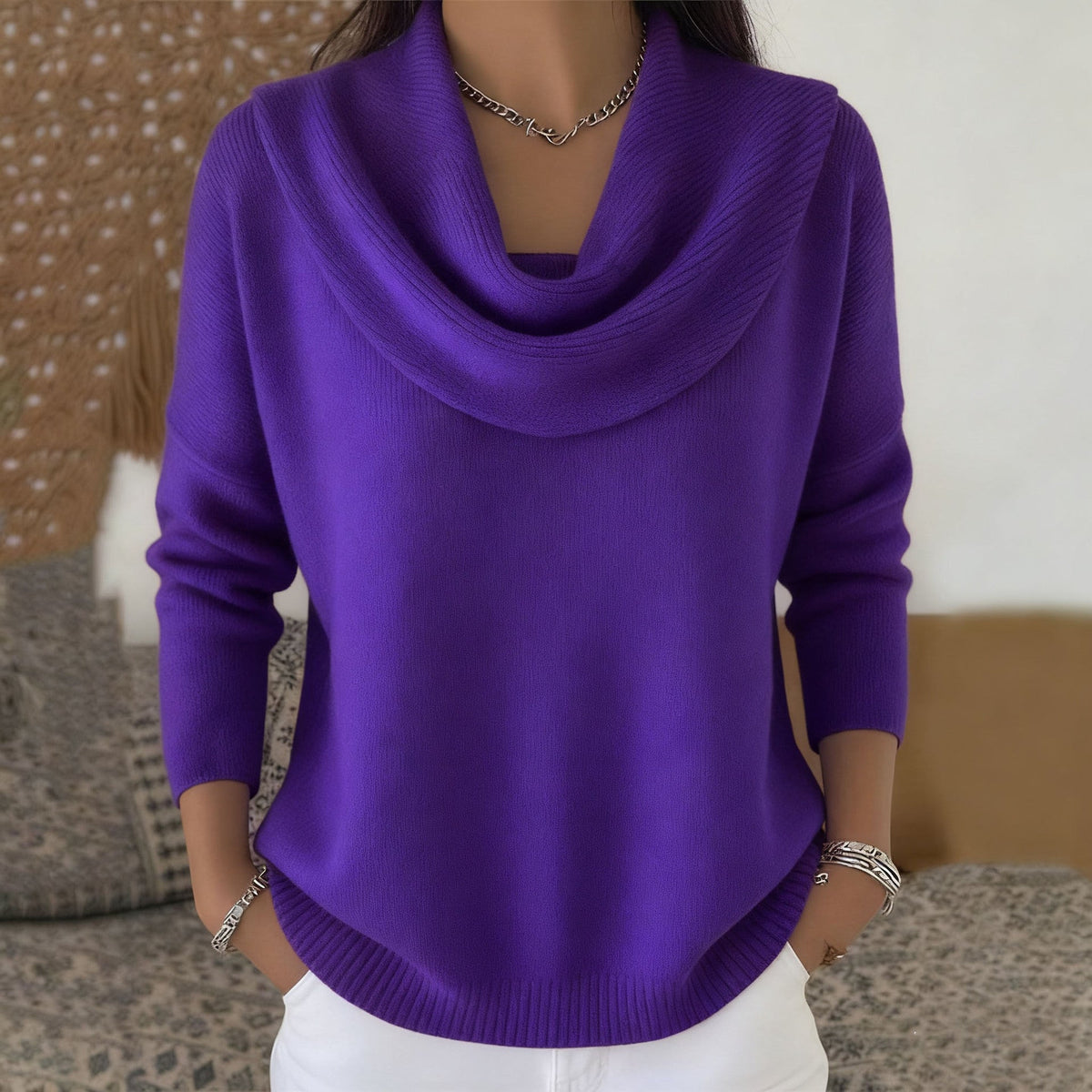 Isla | Cowl Neck Sweater