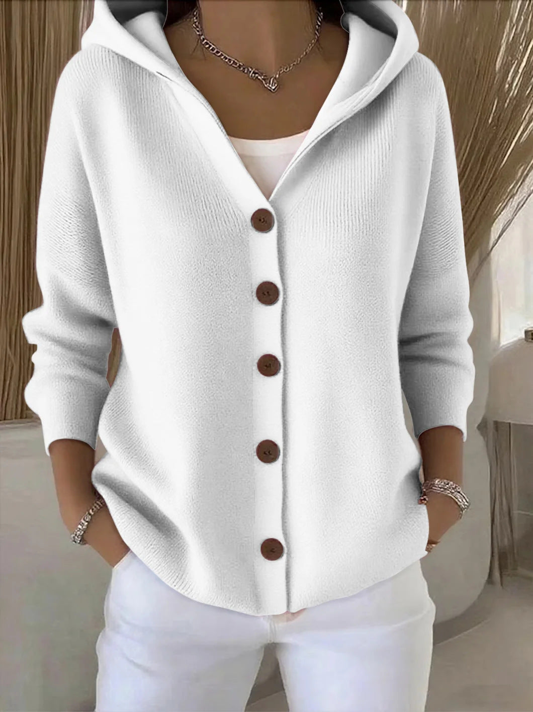 Millie | Hooded Knit Cardigan
