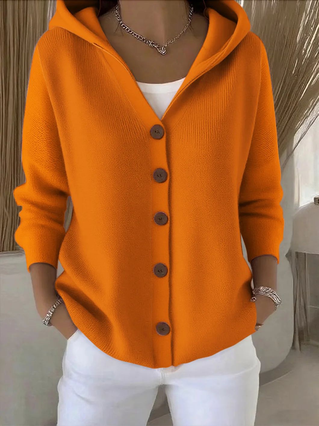 Millie | Hooded Knit Cardigan
