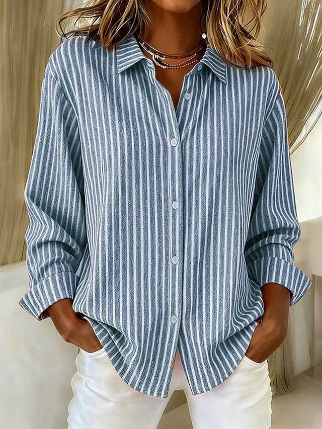 Gwendolen | Striped Button-Down Shirt