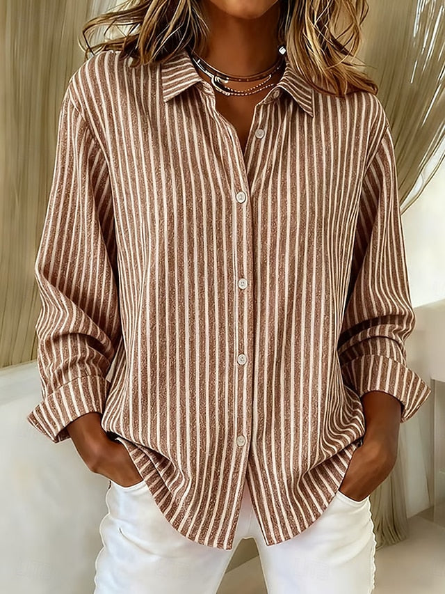 Gwendolen | Striped Button-Down Shirt