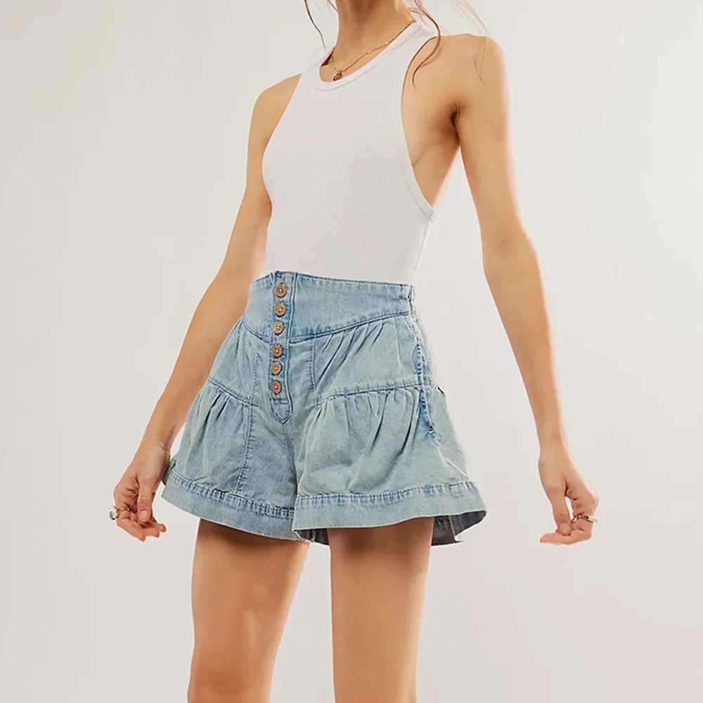 Matilda | Midrise Denim Shorts