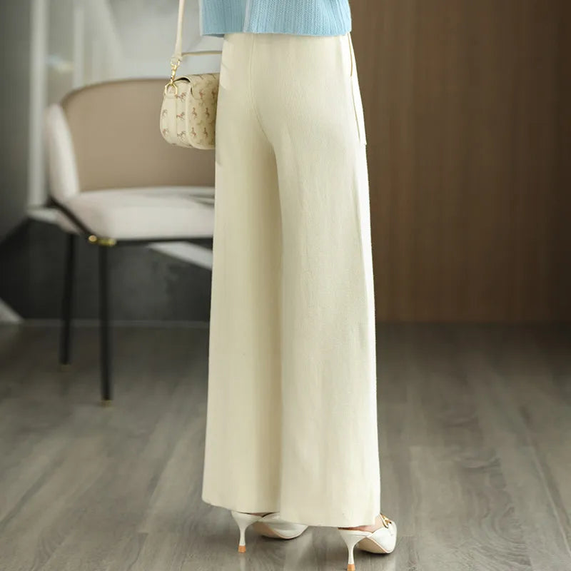 Imogen | Wool Knit Trousers