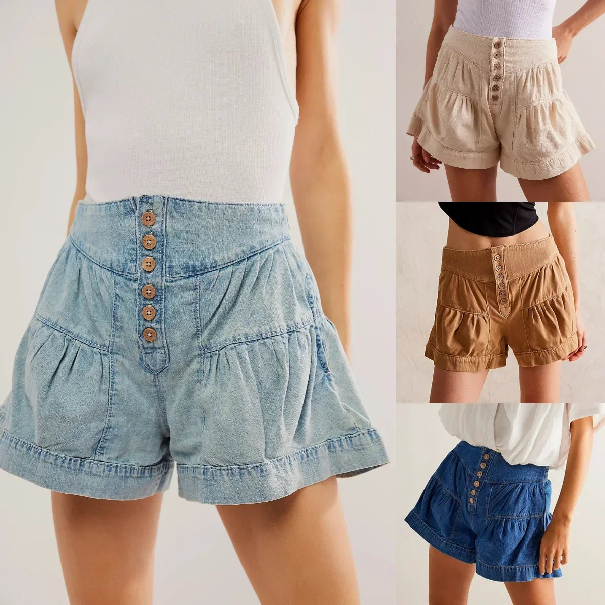 Matilda | Midrise Denim Shorts