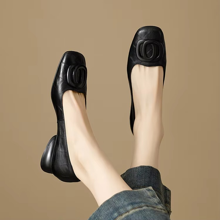 Nancy | Low Wedge Ballet Flats