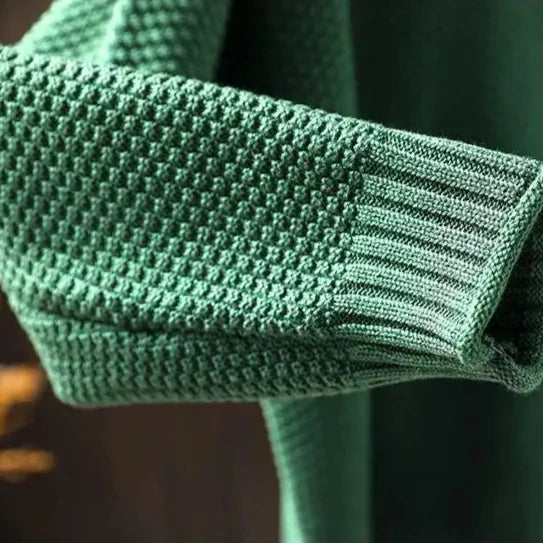 Bridget | Relaxed Ribbed High-Neck Sweater