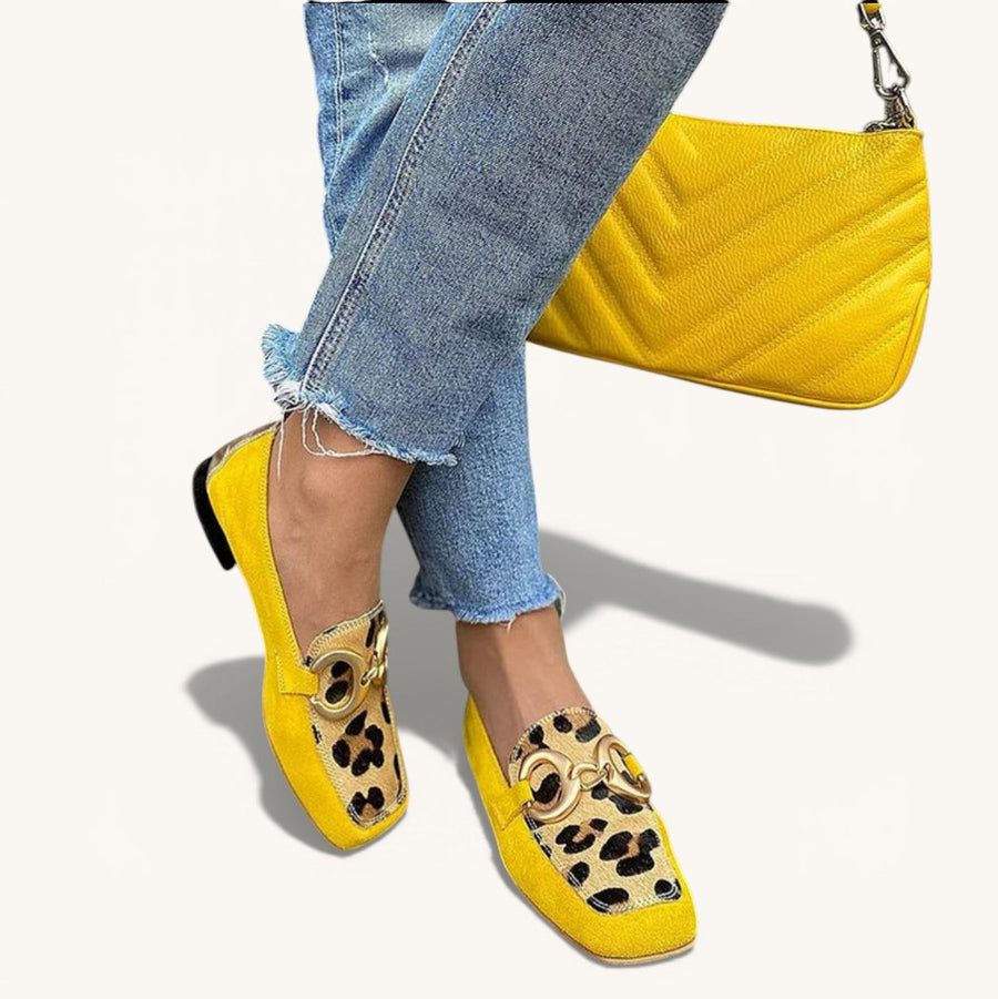 Prue | Animal Print Loafers