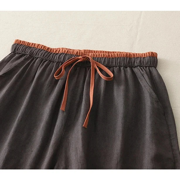 Cecily | Linen Blend Trousers