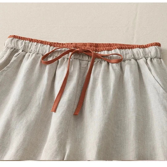 Cecily | Linen Blend Trousers