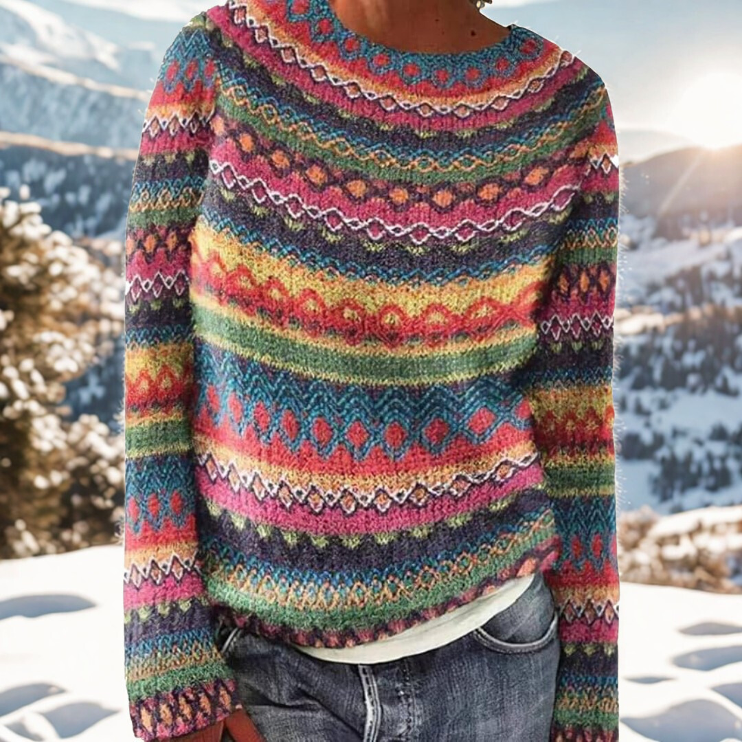 Madeline | Relaxed Nordic Knit Sweater