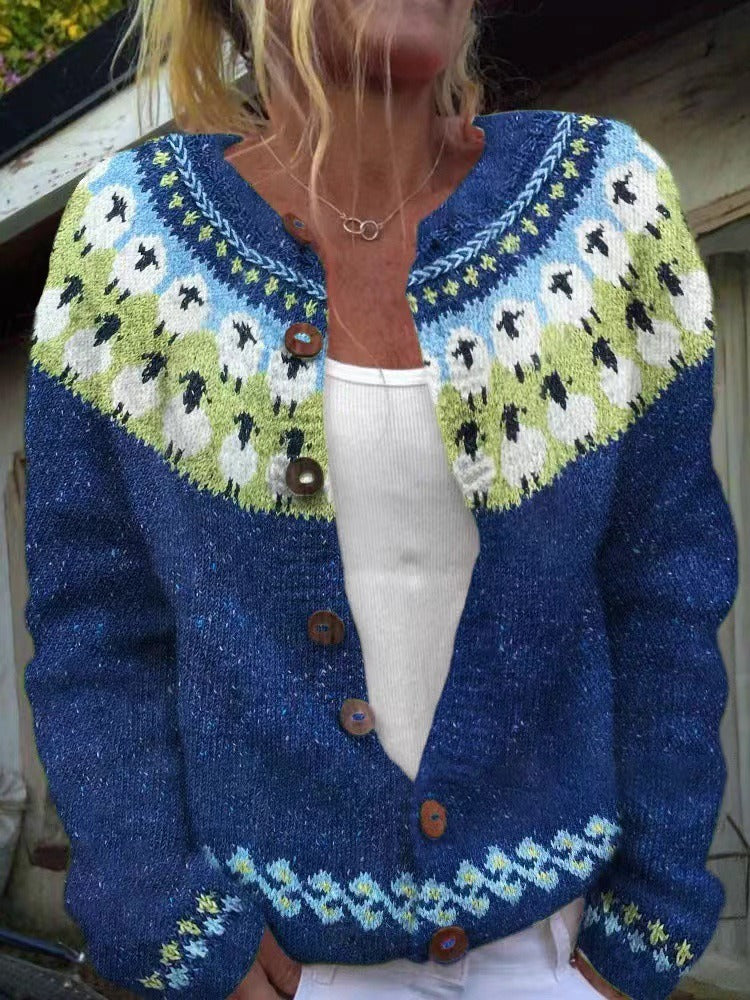 Sophia | Vintage Icelandic Cardigan