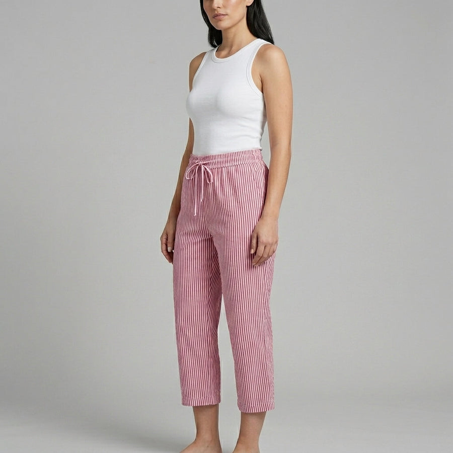 Emily | Striped Wide-Leg Trousers
