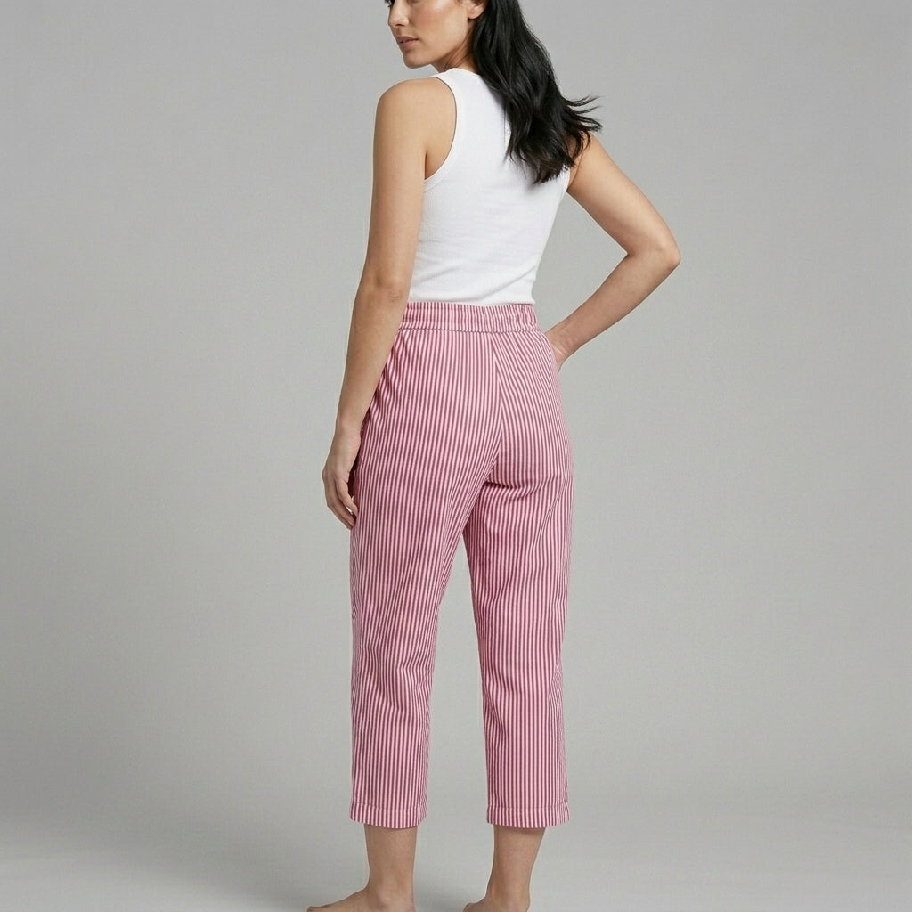 Emily | Striped Wide-Leg Trousers
