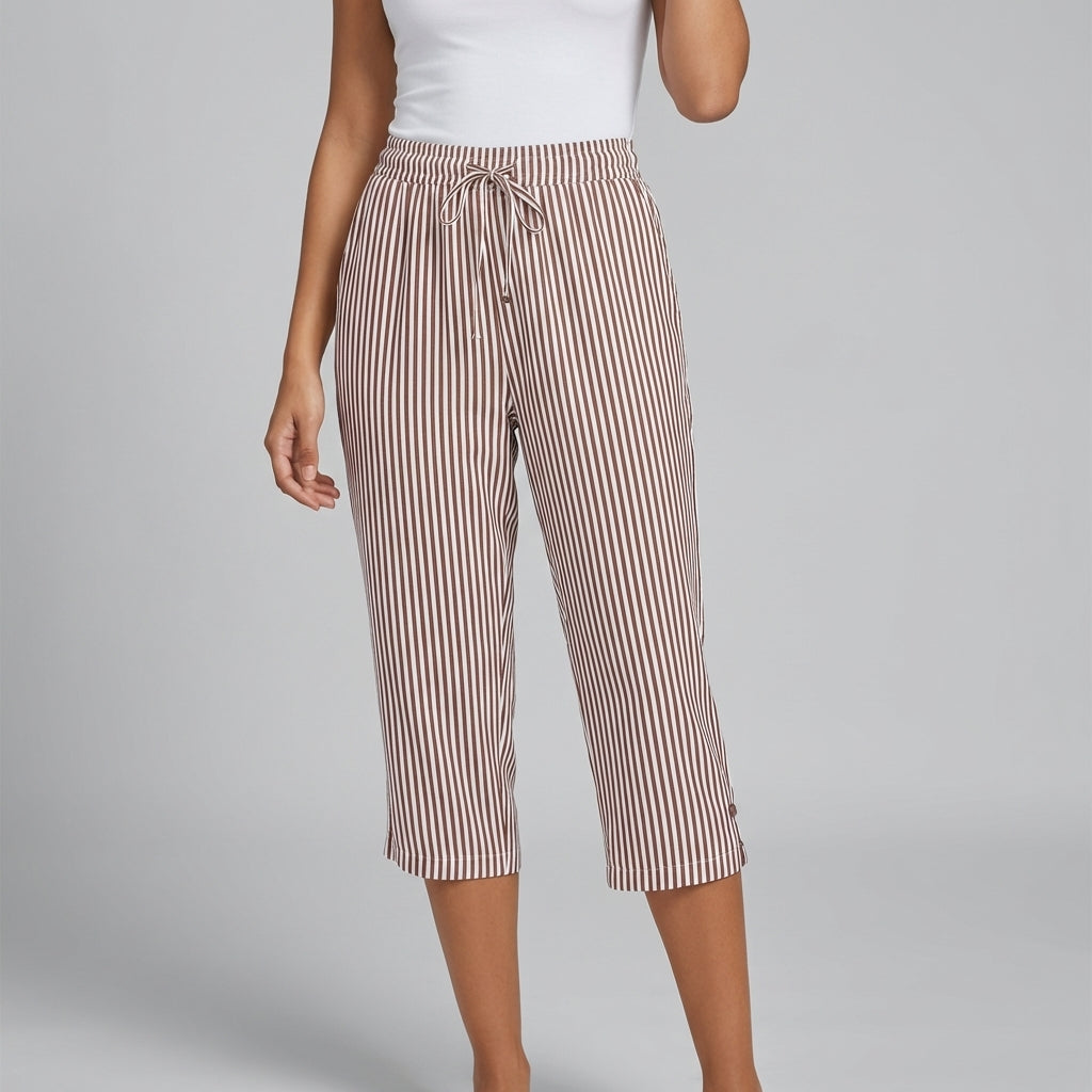 Emily | Striped Wide-Leg Trousers