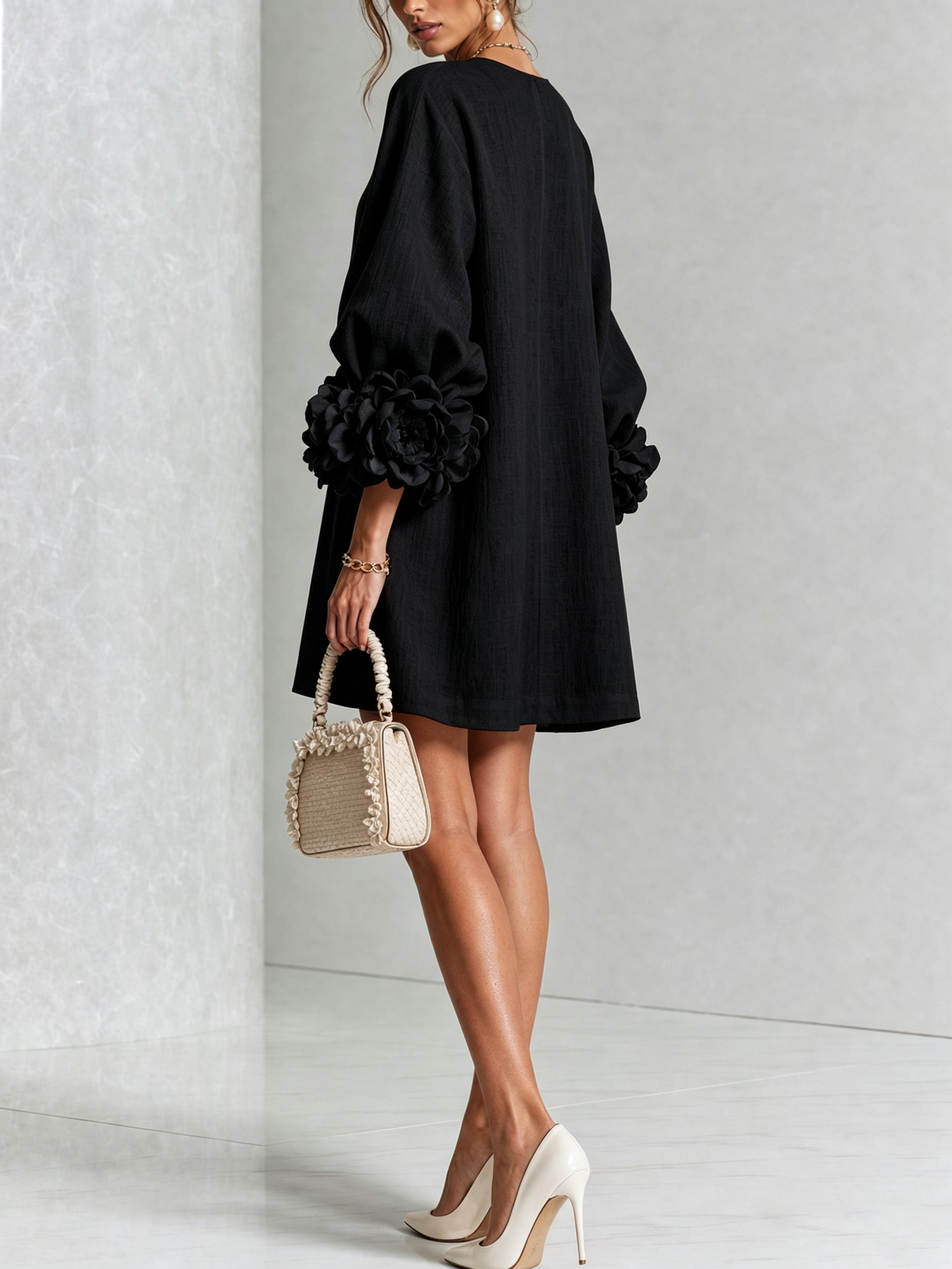 Dulcie | Floral Button-Front Mini Dress