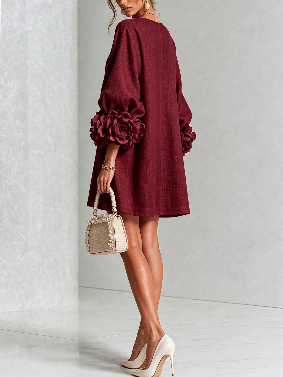 Dulcie | Floral Button-Front Mini Dress