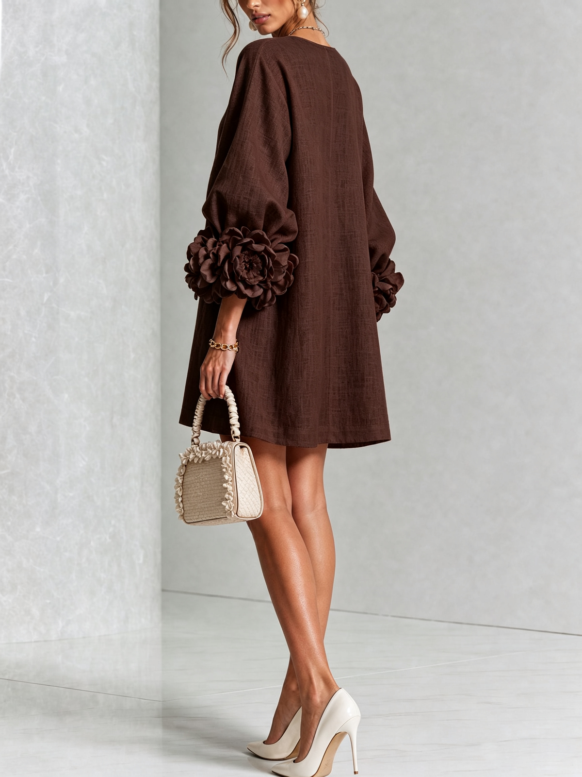 Dulcie | Floral Button-Front Mini Dress