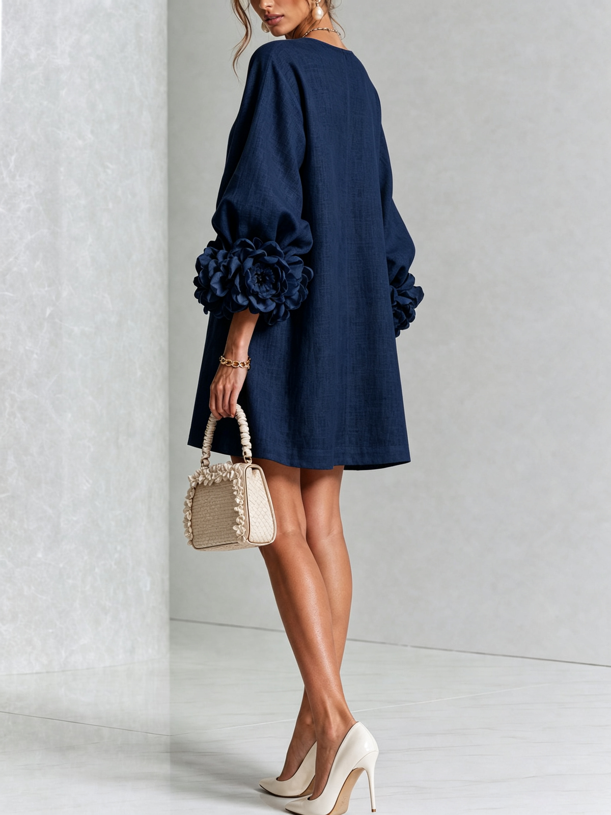 Dulcie | Floral Button-Front Mini Dress