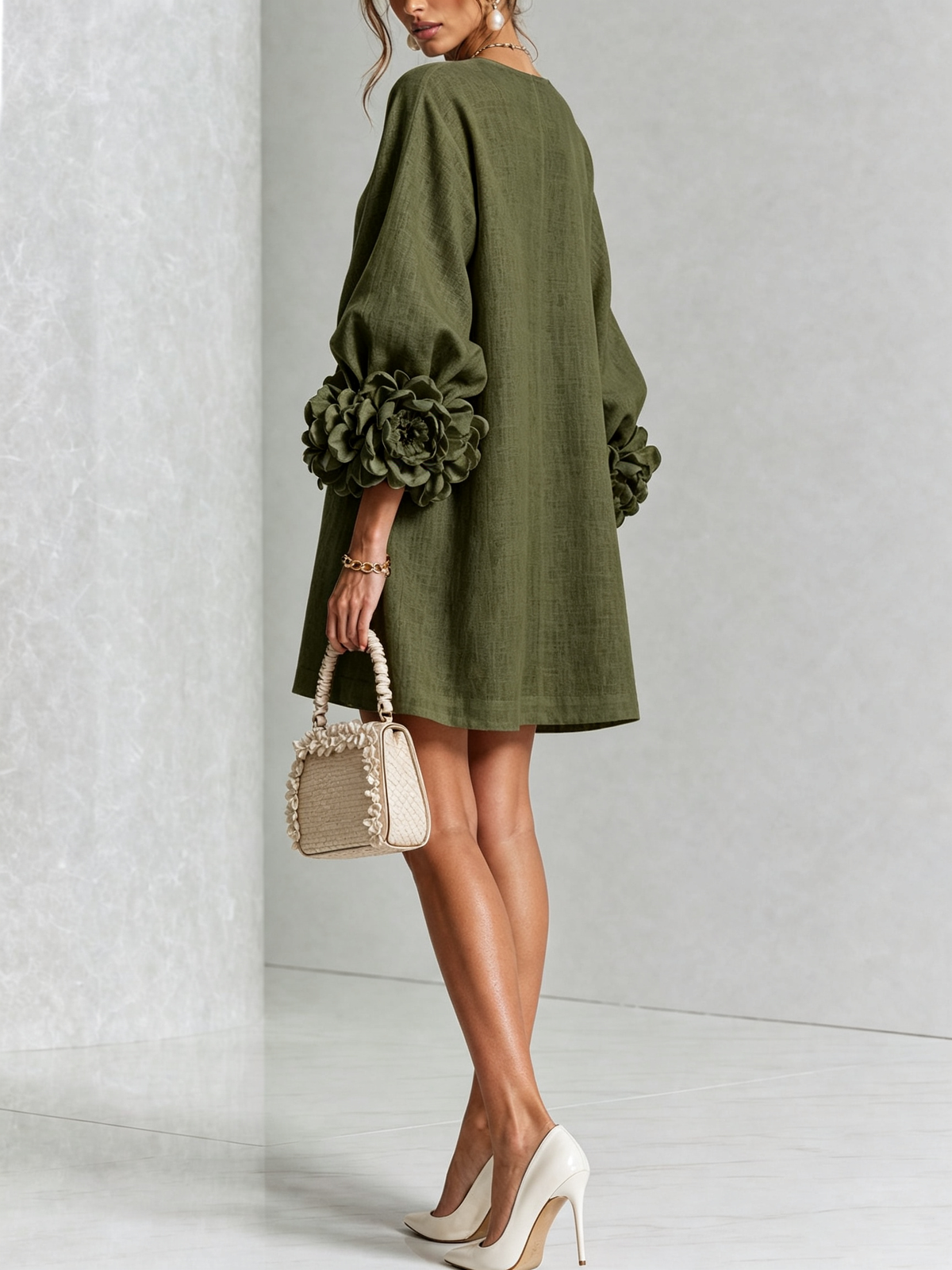 Dulcie | Floral Button-Front Mini Dress