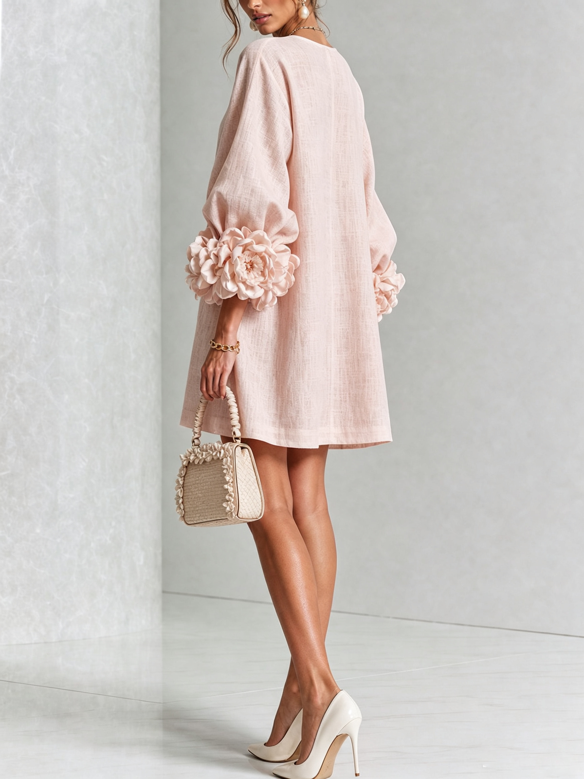 Dulcie | Floral Button-Front Mini Dress