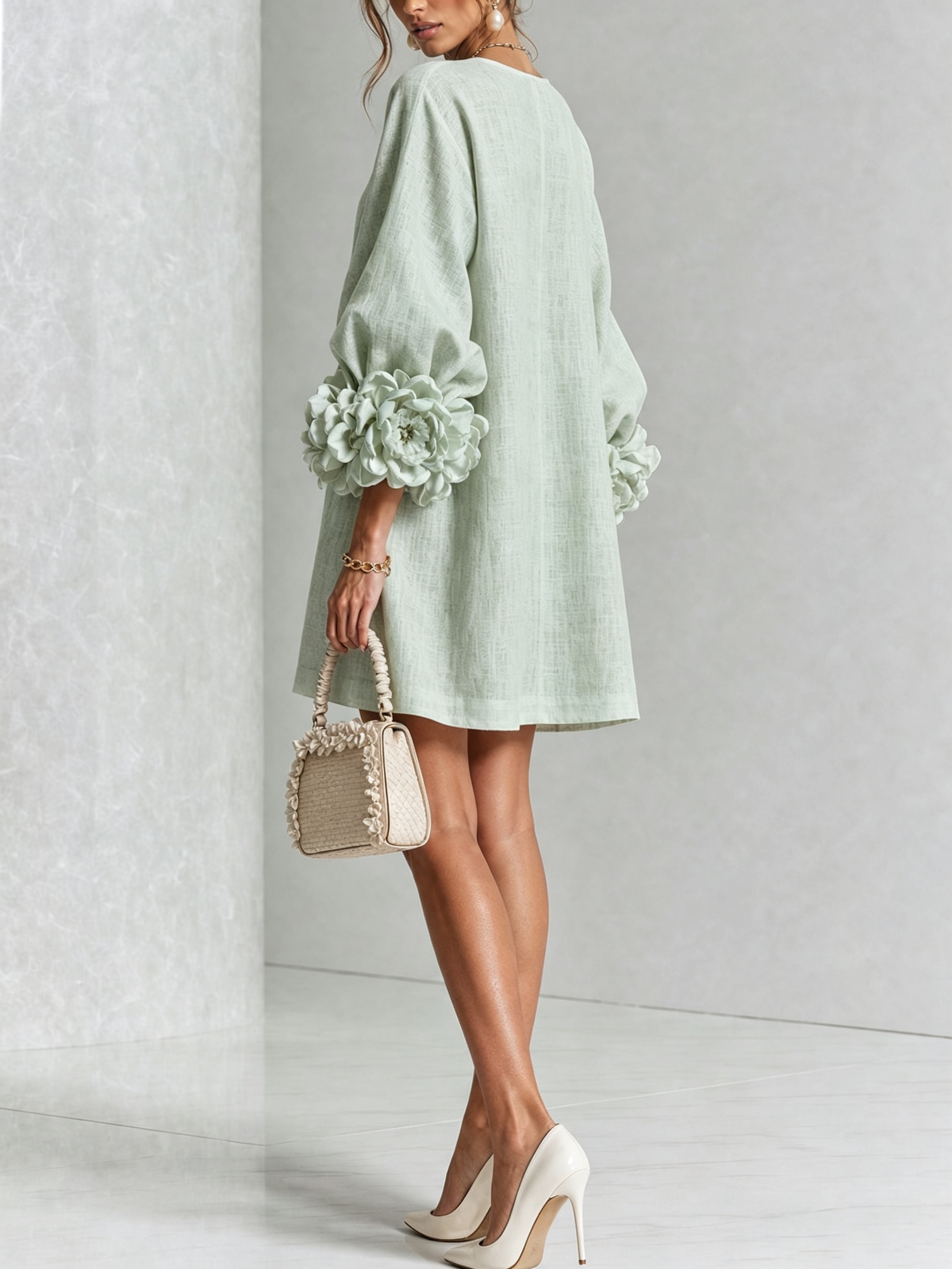 Dulcie | Floral Button-Front Mini Dress