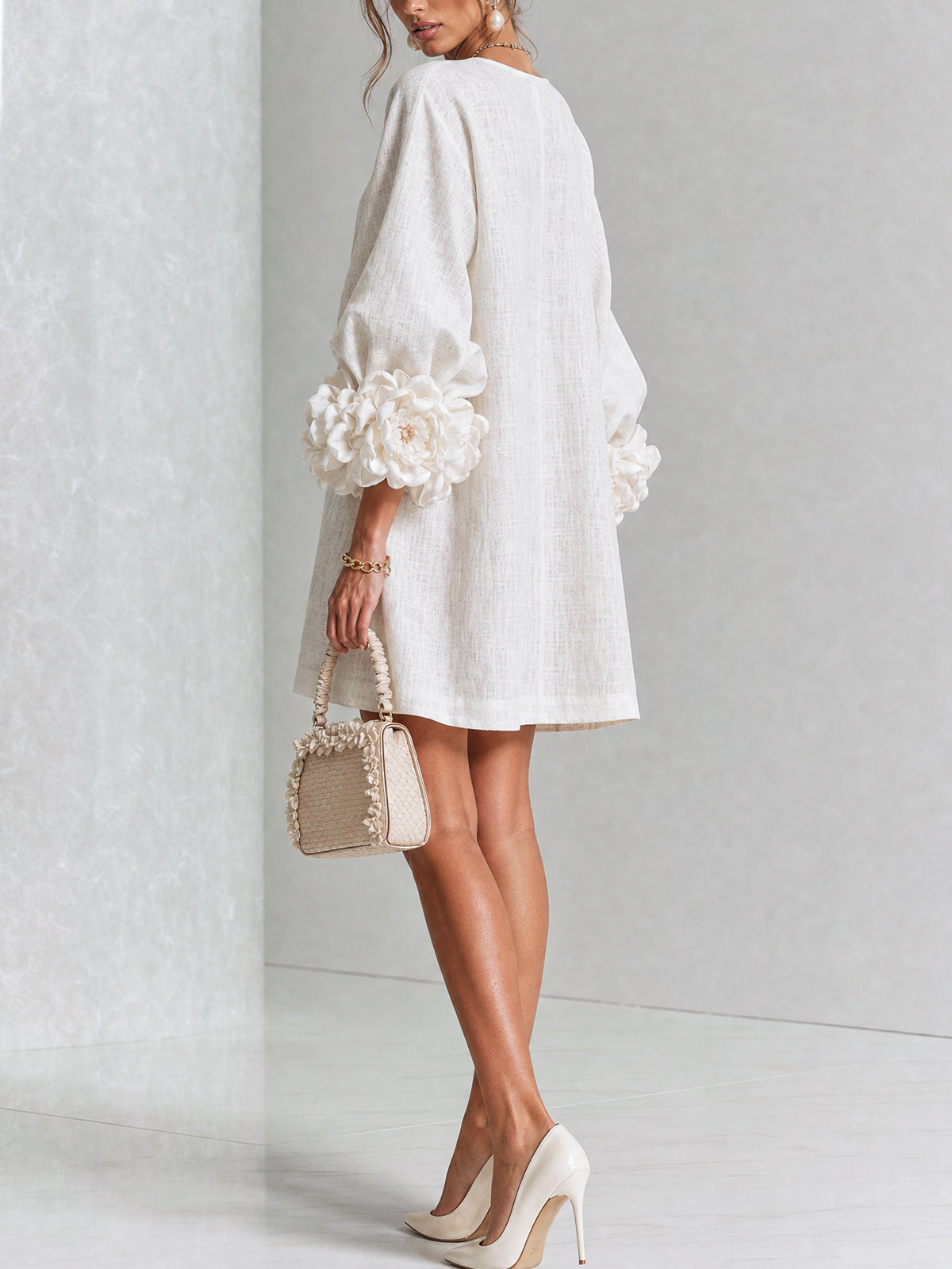 Dulcie | Floral Button-Front Mini Dress