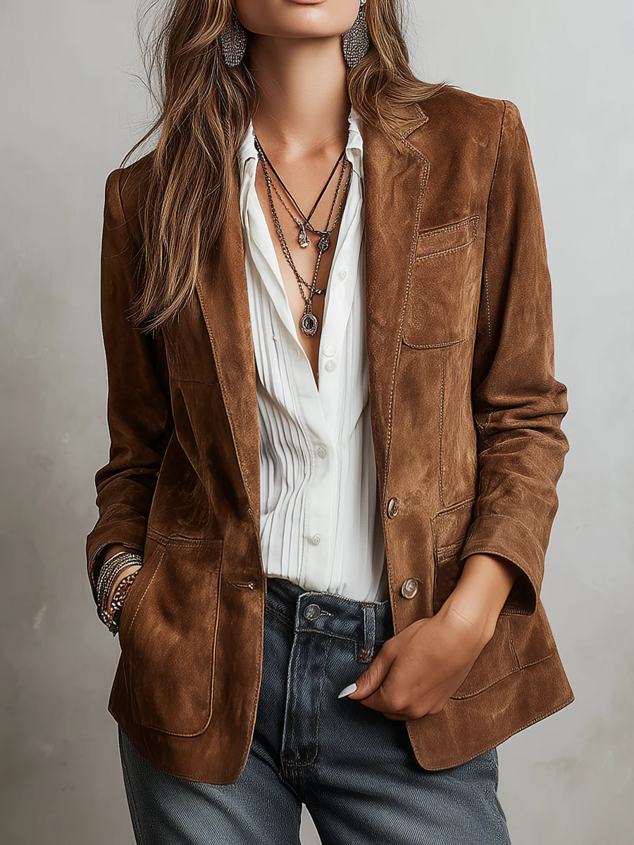 Hilda | Vintage Brown Blazer