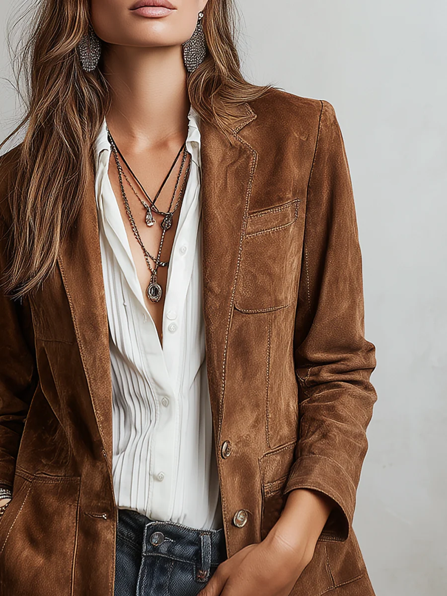 Hilda | Vintage Brown Blazer