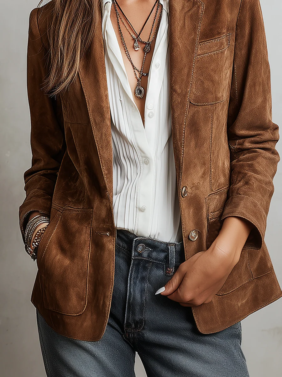 Hilda | Vintage Brown Blazer
