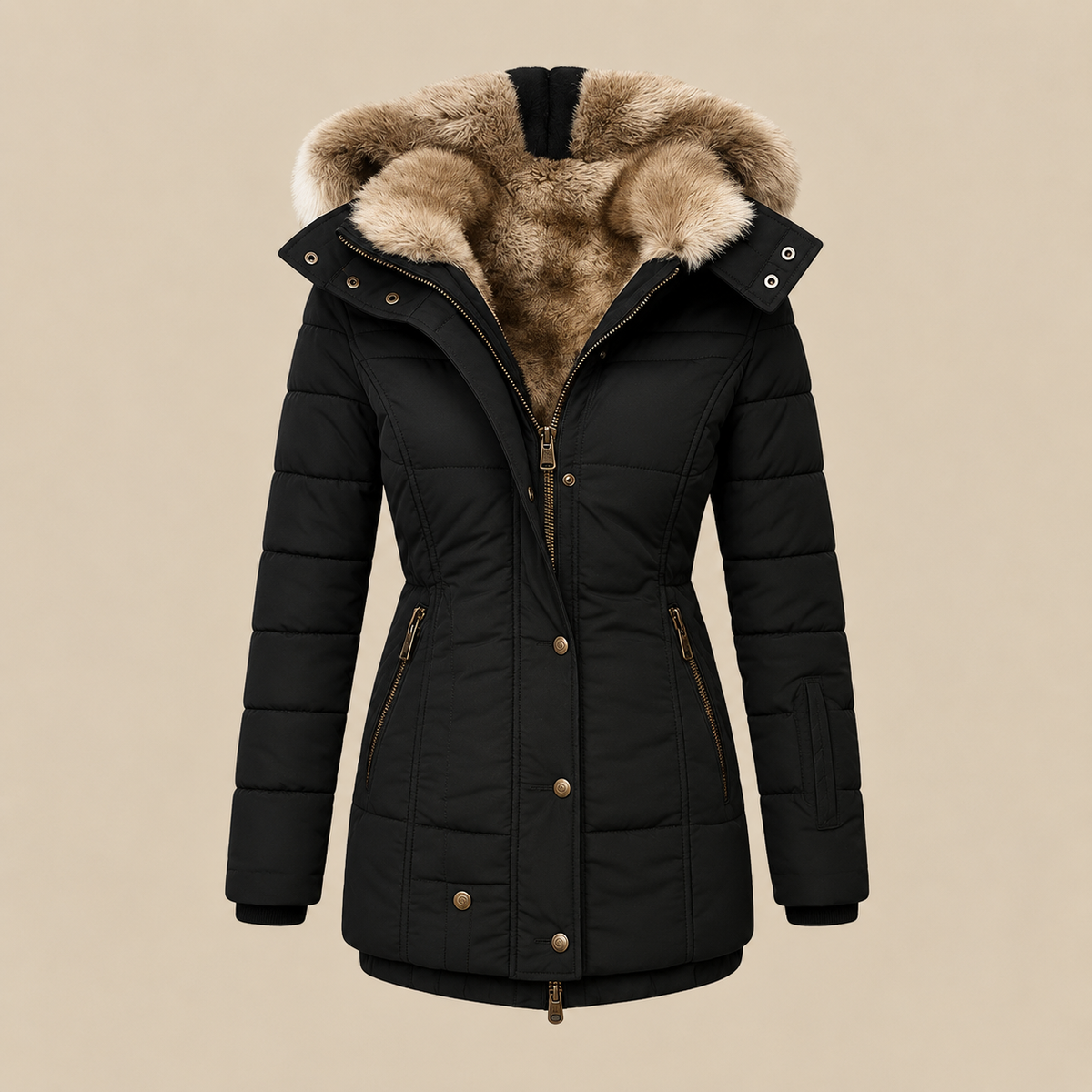 Rosemary | Faux Fur-Lined Winter Coat