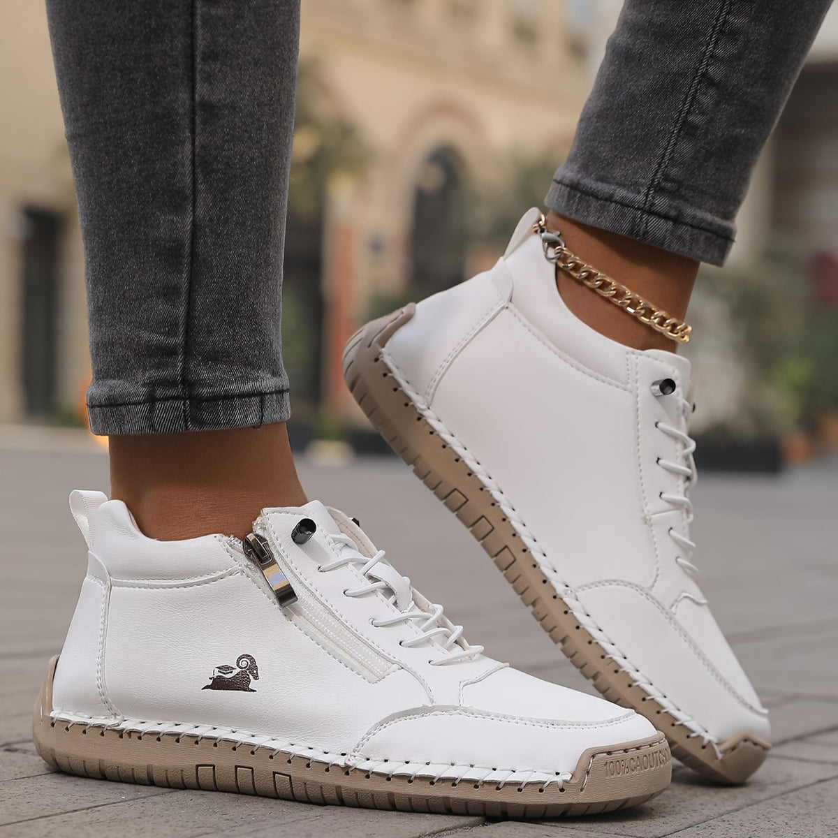 Peggy | Green Wide-Fit Comfort Sneakers