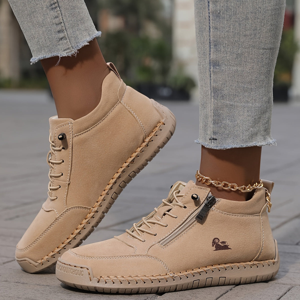 Peggy | Green Wide-Fit Comfort Sneakers