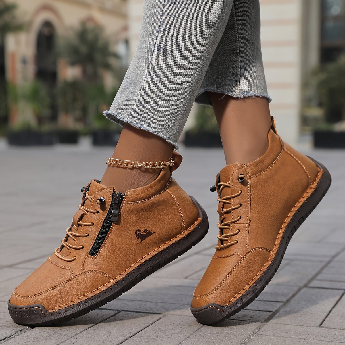 Peggy | Green Wide-Fit Comfort Sneakers