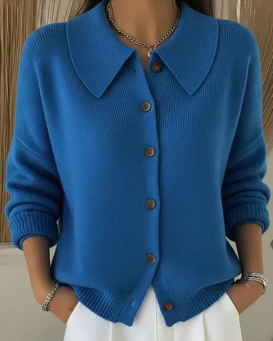 Kitty | Button Collar Cardigan