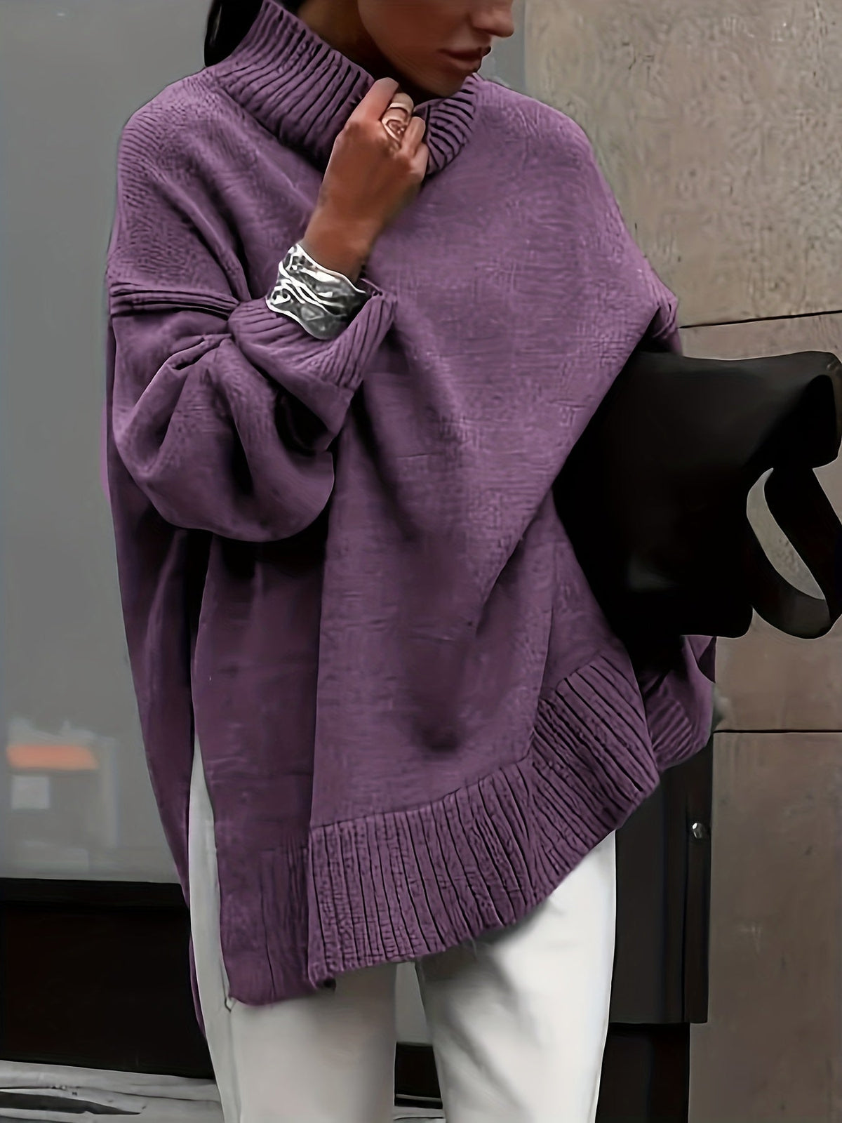 Daisy | Plus Size Turtleneck Sweater