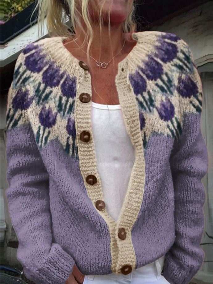 Keira | Floral Print Cardigan
