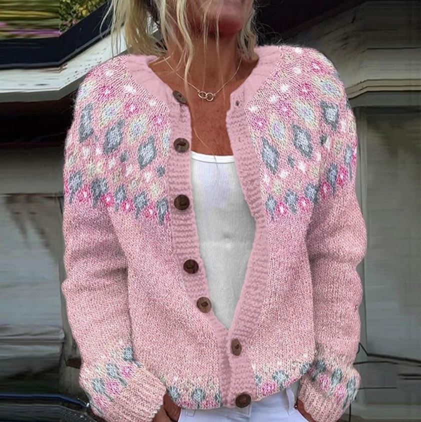 Marianne | Pink Comfort Cardigan